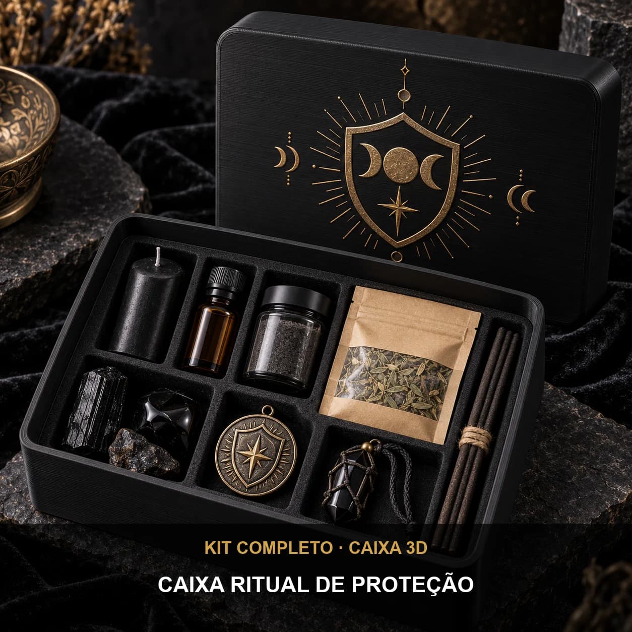 Caixa Ritual de Proteção
