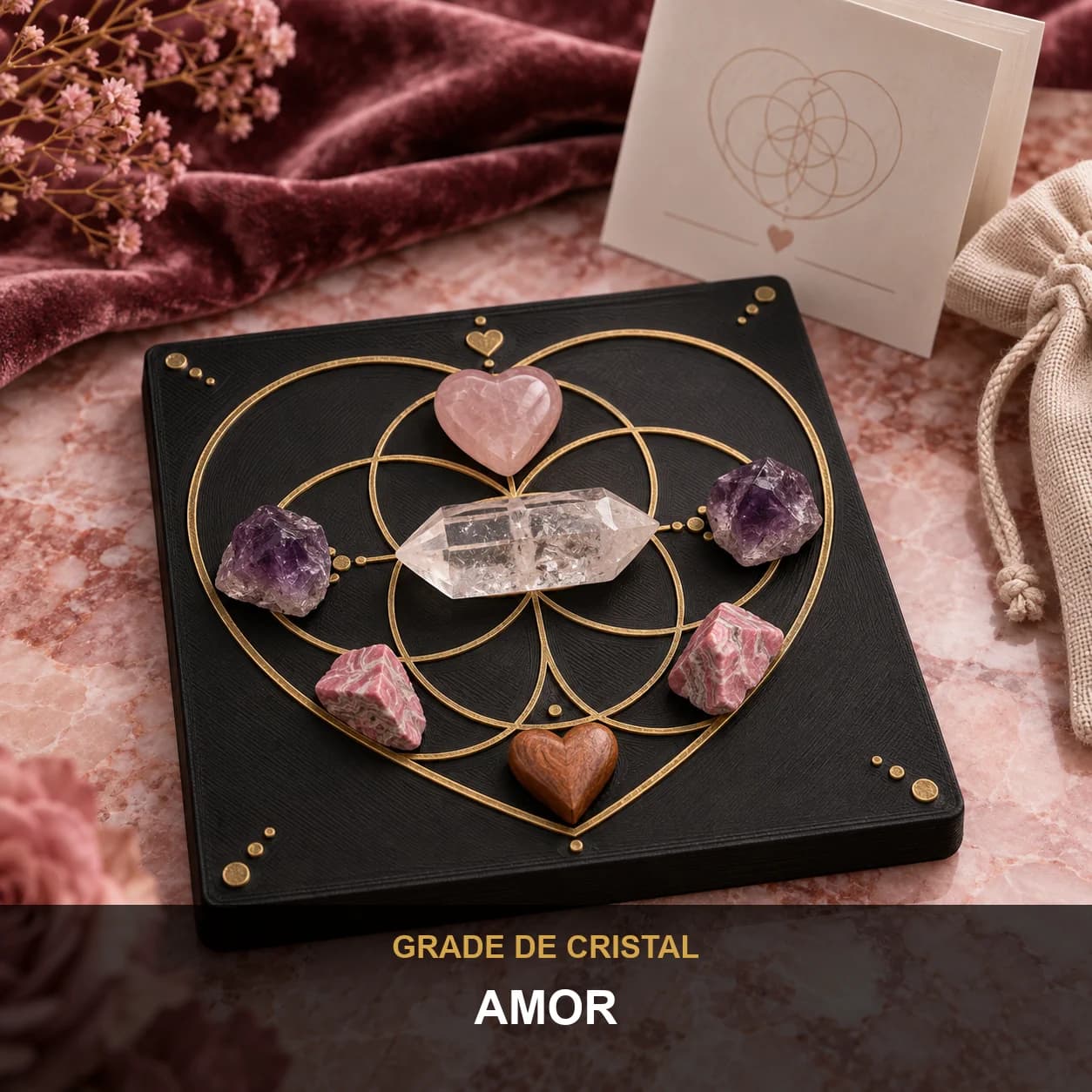 Grade de Cristal do Amor