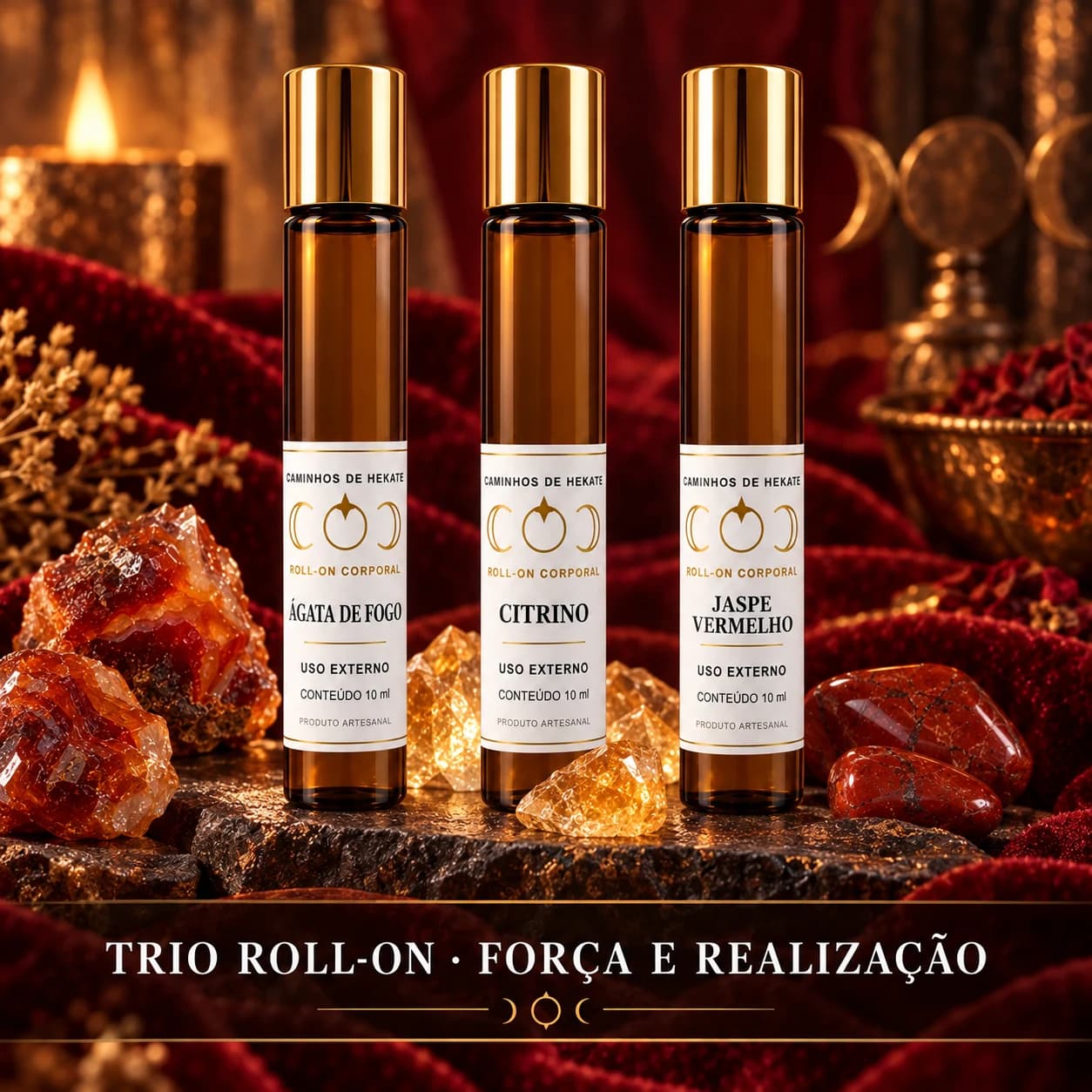 Trio Roll-on — Força e Realização