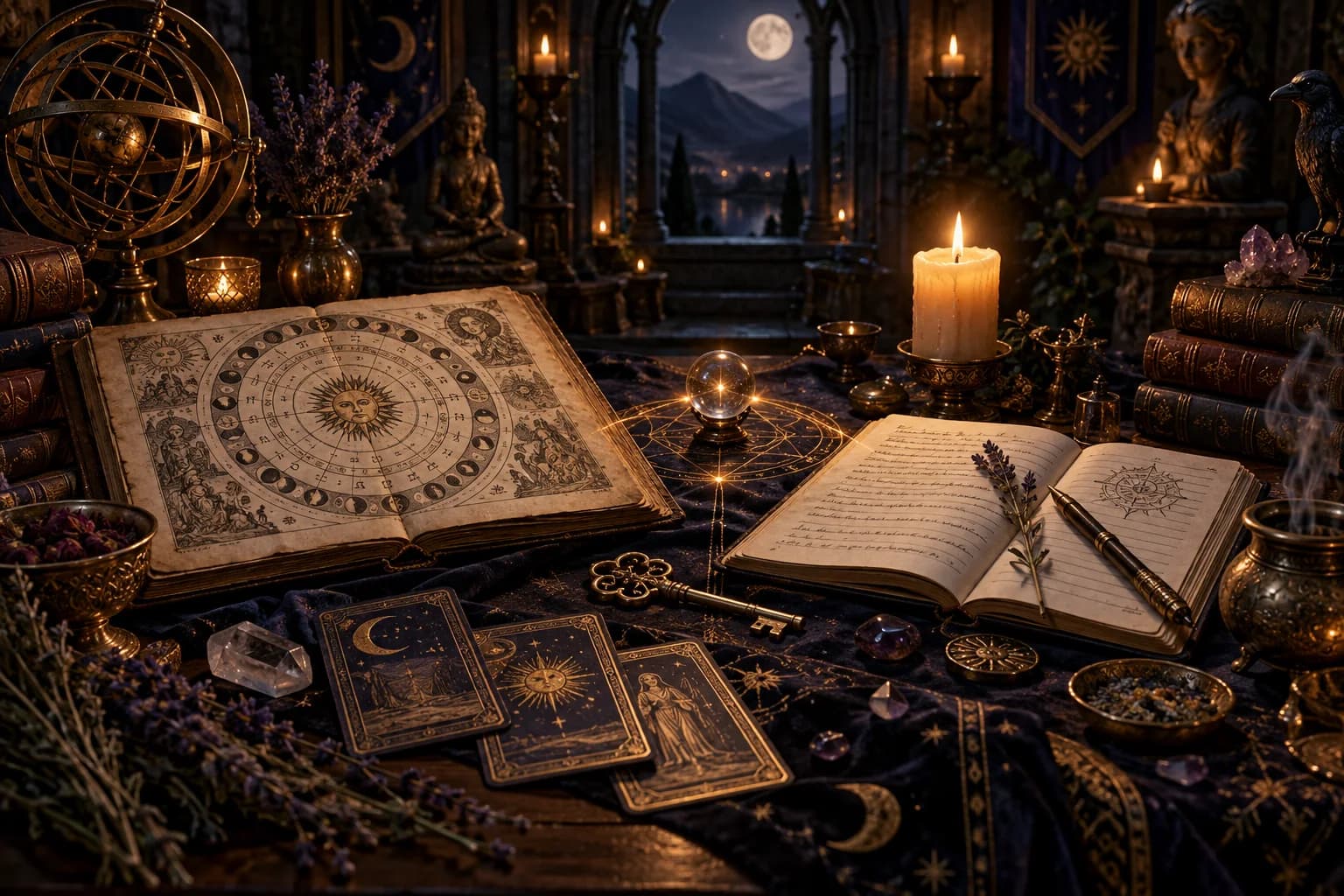 Ilustração de Calendário histórico e calendário devocional