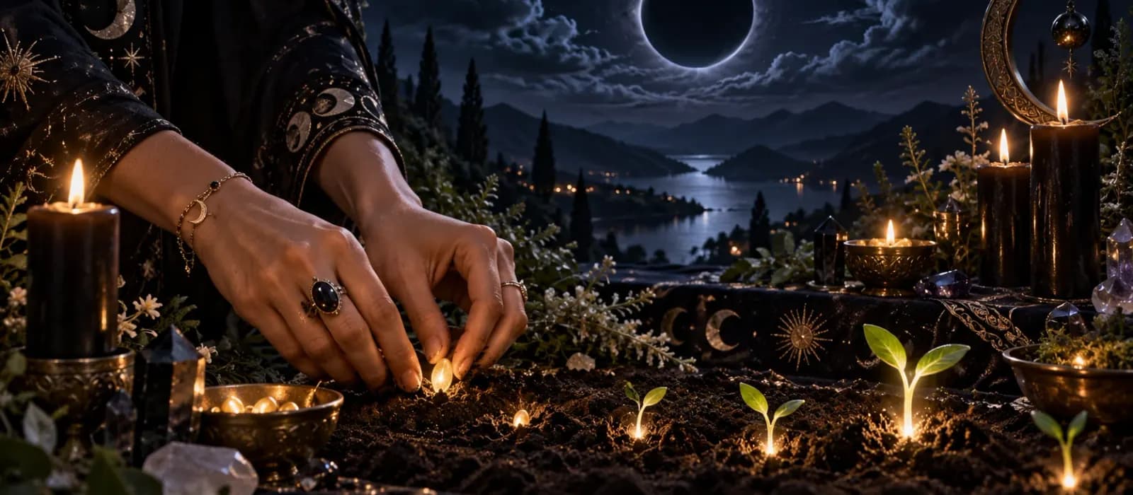Ritual de Lua Nova — As Primeiras Sementes de 2027