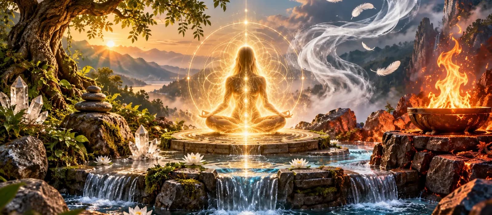 Ritual dos Quatro Elementos — Reequilibrando Corpo, Emoções, Mente e Espírito