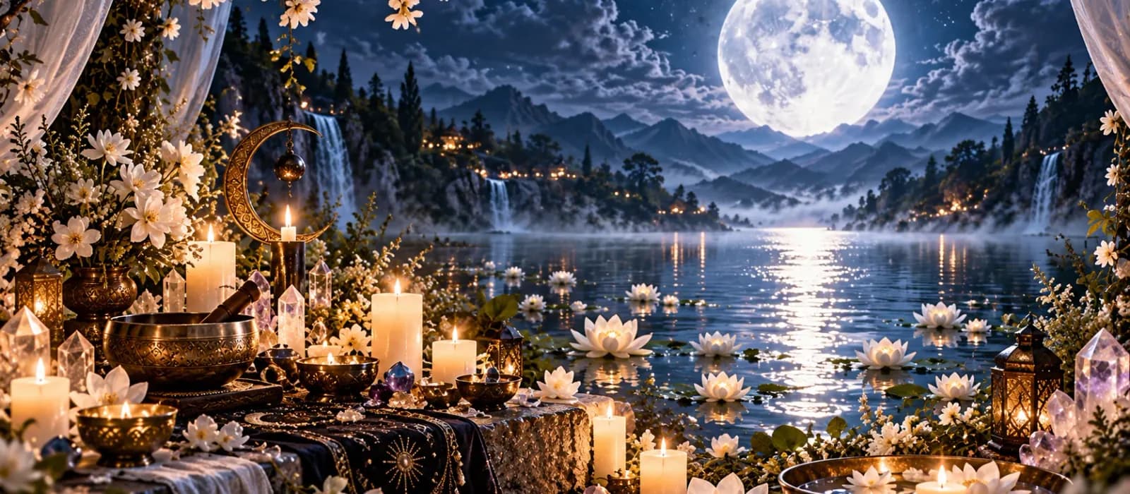 Grande Ritual de Lua Cheia — A Plenitude da Vida