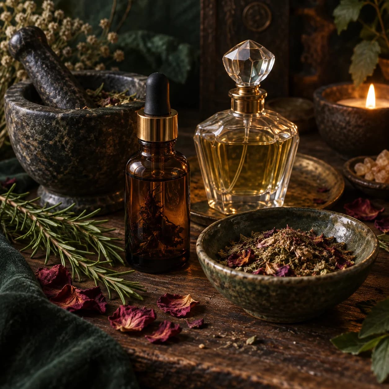 Confecção de Óleos, Pós ou Perfumes Personalizados