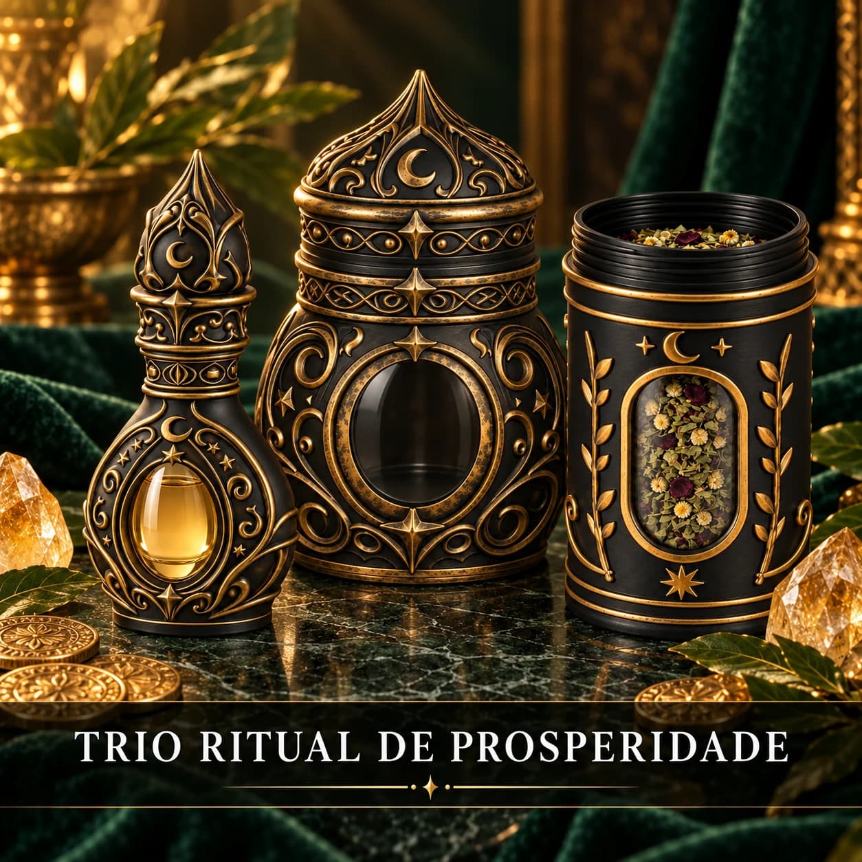 Trio Ritual de Prosperidade