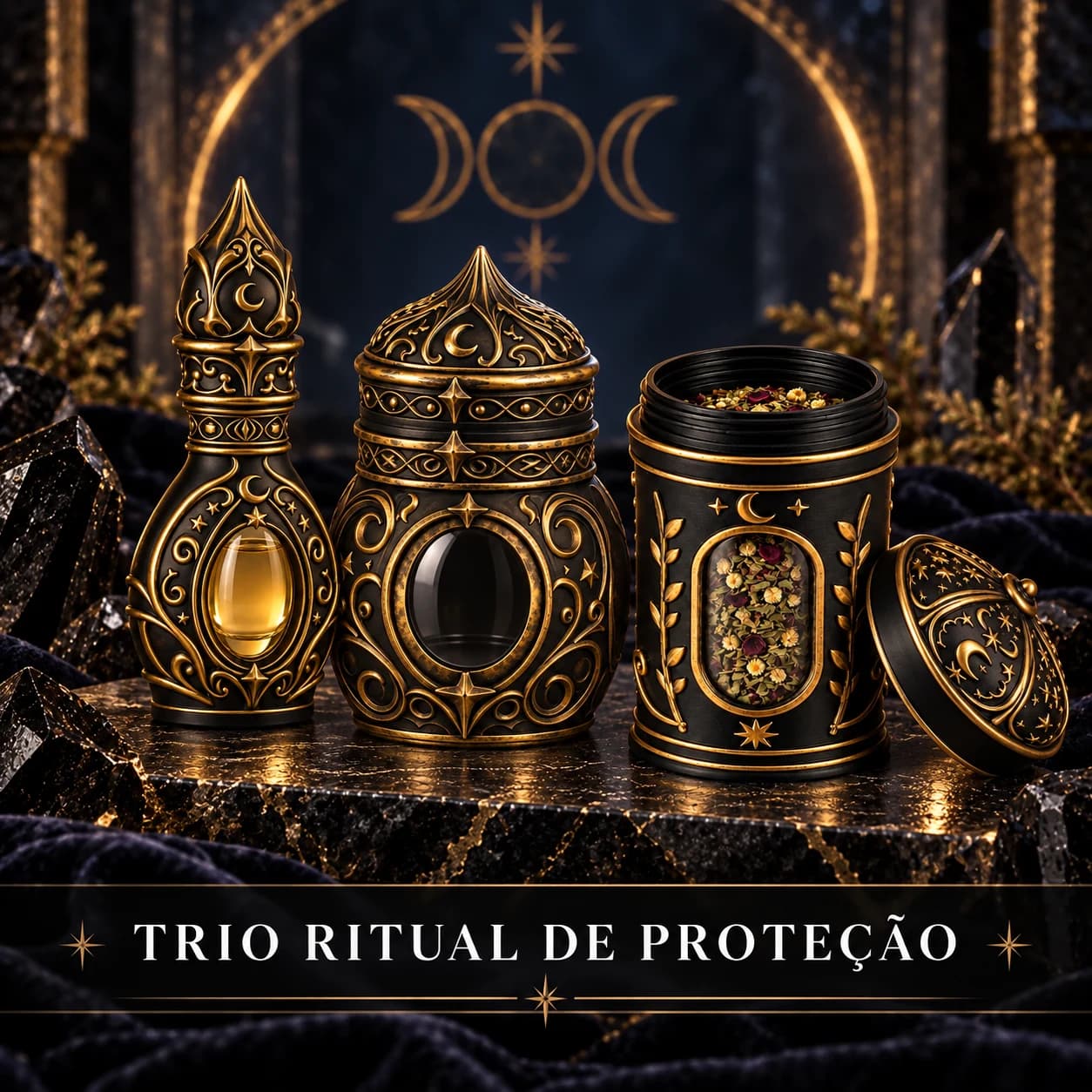 Trio Ritual de Proteção