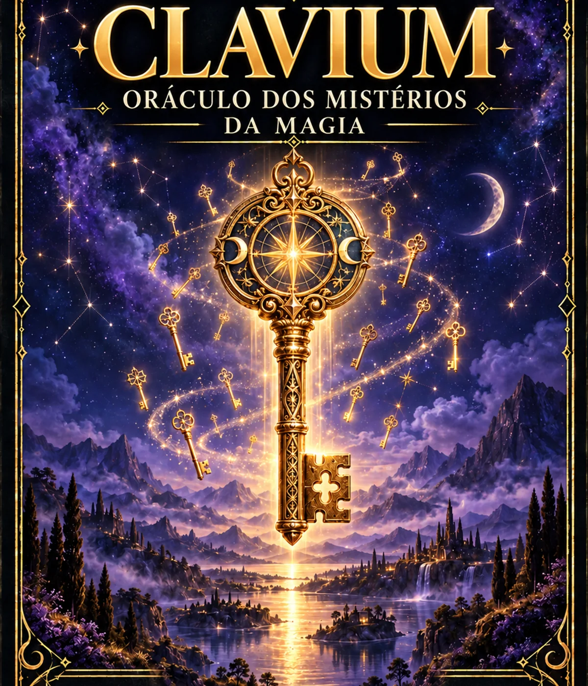 Capa do Clavium — Oráculo dos Mistérios da Magia