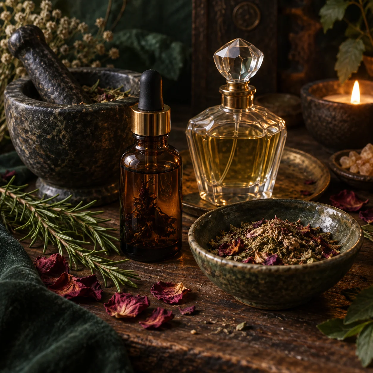 Confecção de Óleos, Pós ou Perfumes Personalizados