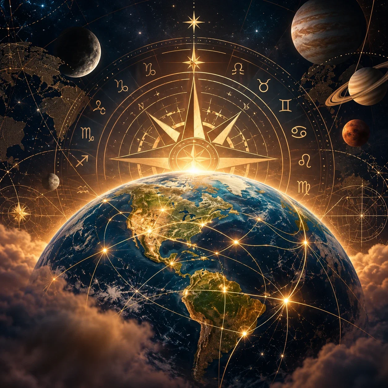 Astrocartografia com Relatório Personalizado